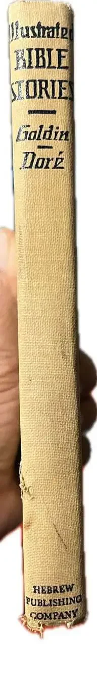 Illustrated Bible Stories Hyman E Goldin Doré Vintage Book